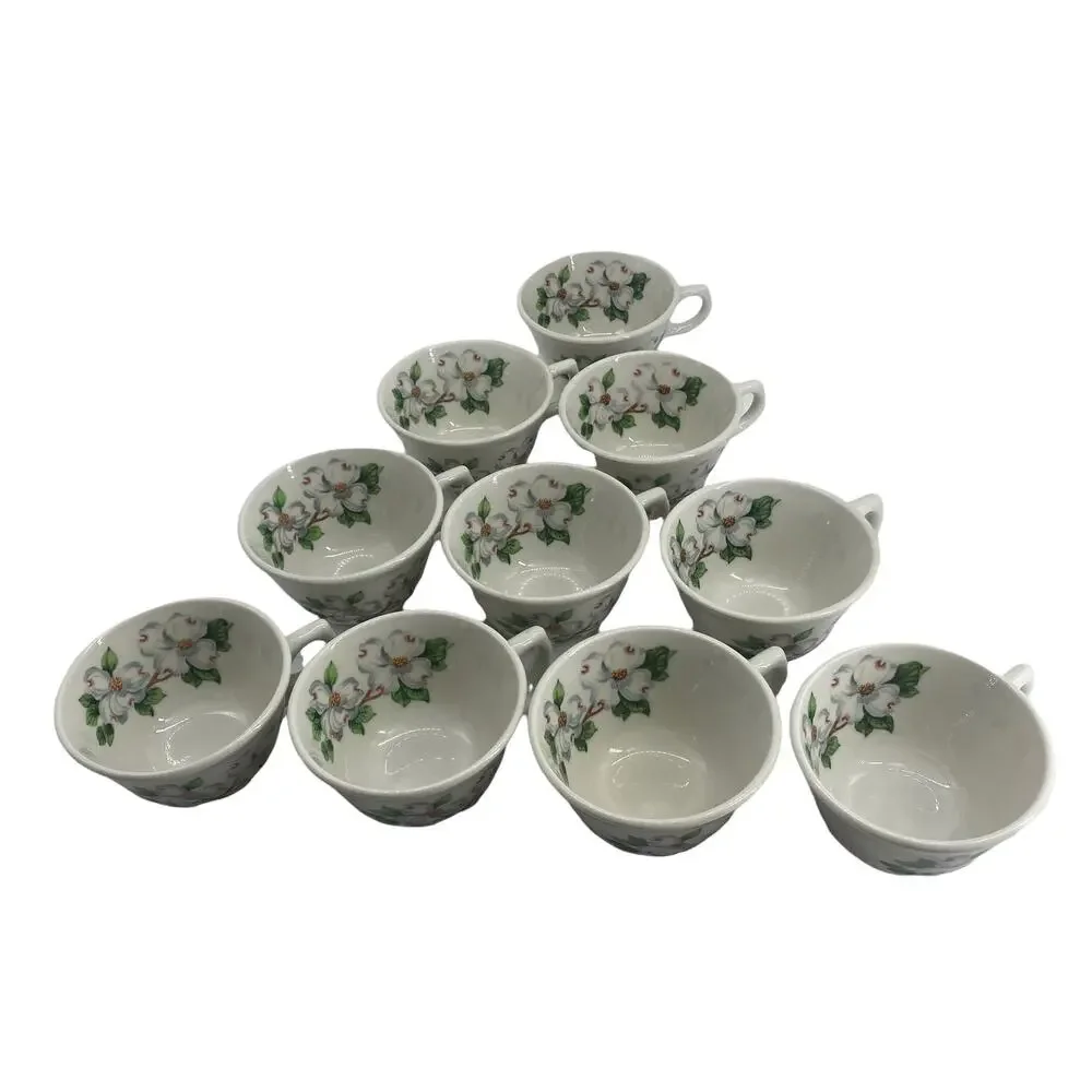 Vintage SYRACUSE China Dogwood Pattern Coffee Cup
